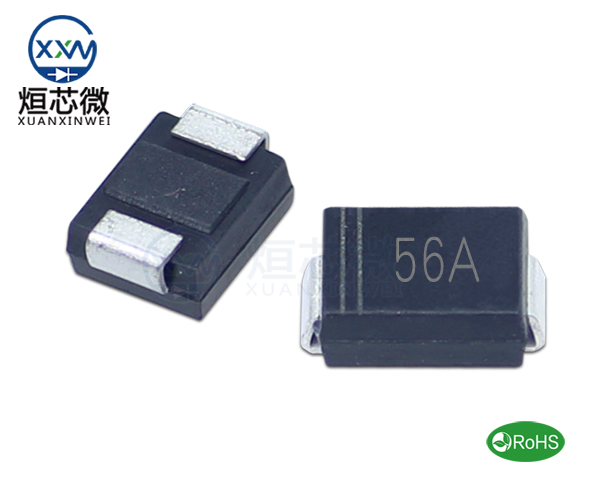 P6SMB56A參數,TVS二極管P6SMB56A瞬態(變)抑制二極管